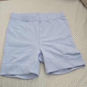 Free People Movement Light Blue Cotton Stretch Biker Shorts Size M